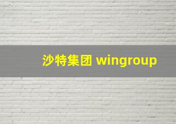 沙特集团 wingroup